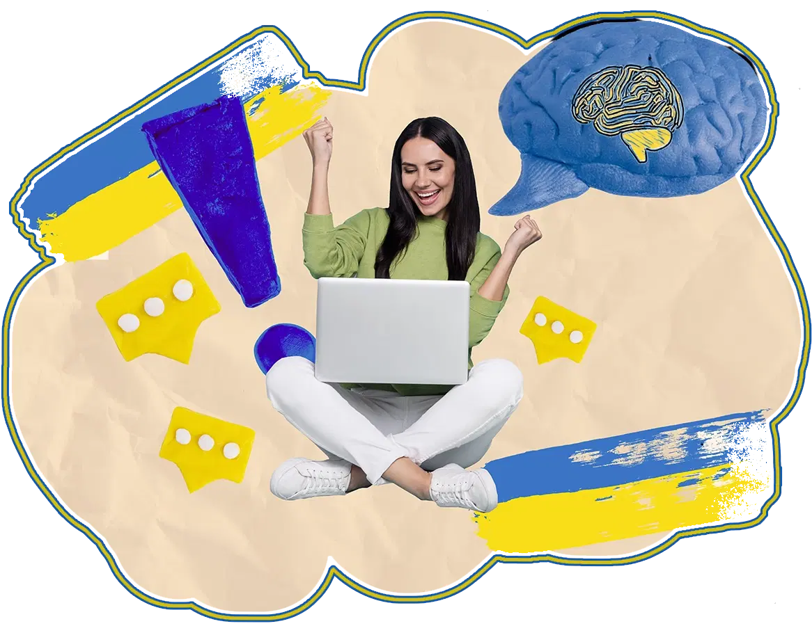 Strategist working on laptop