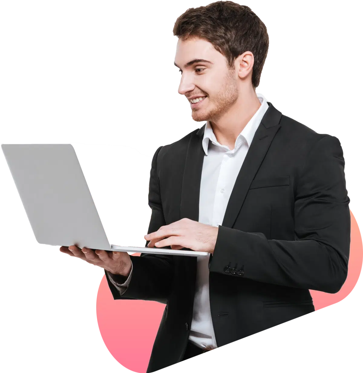 Consultant with laptop