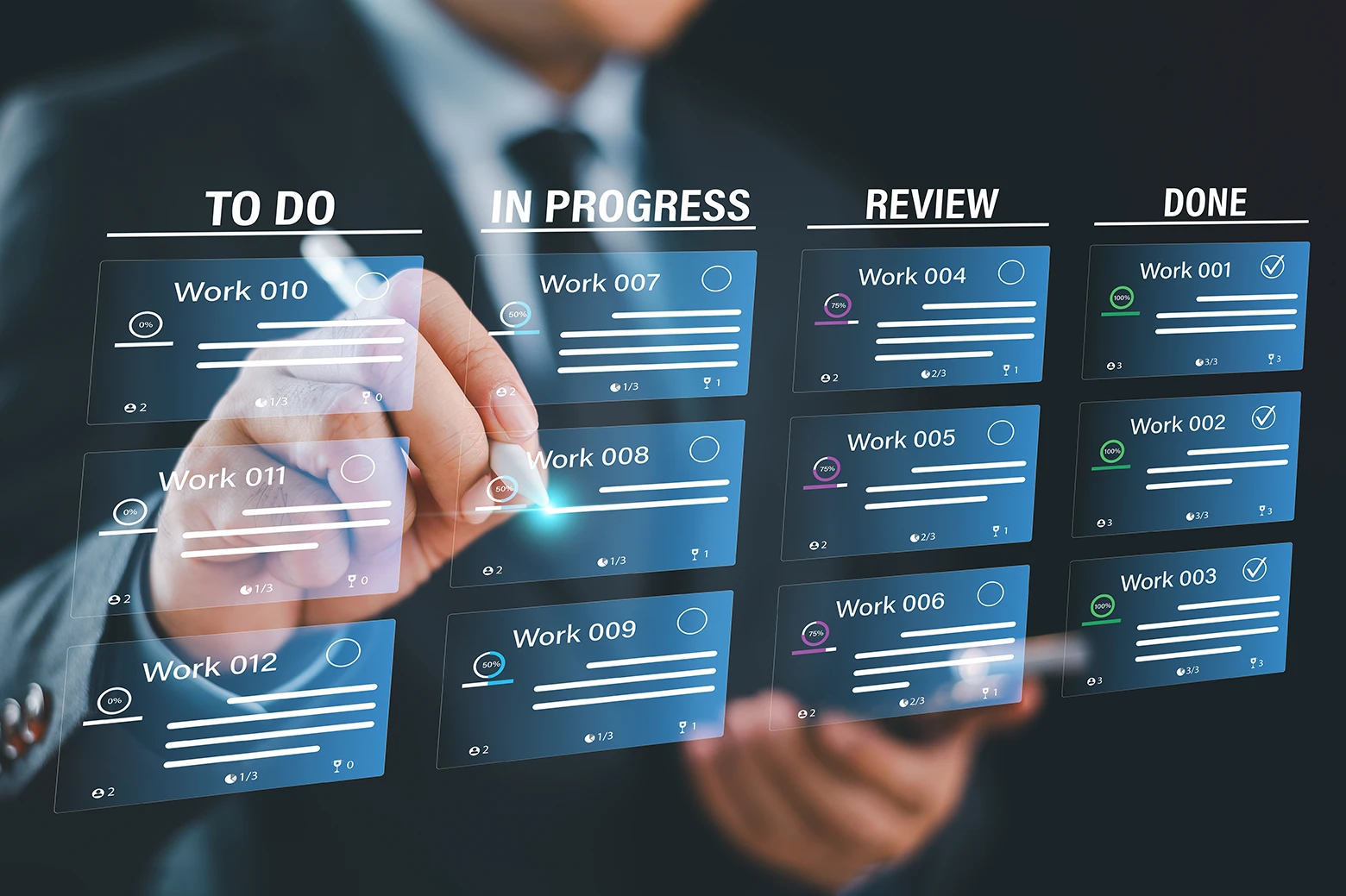 Customer profile user interface